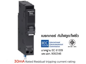 RCBO Circuit Breaker 30mA