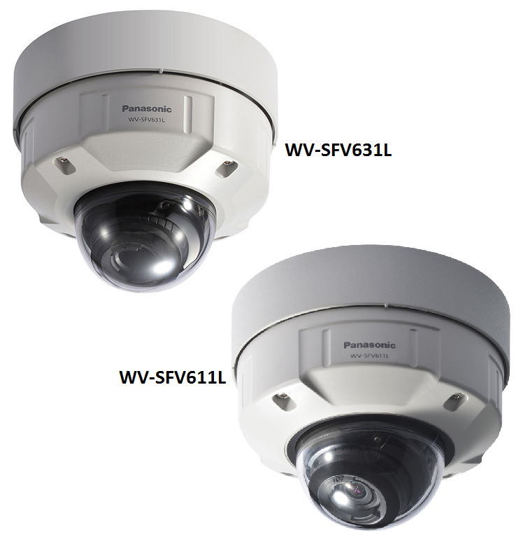Super Dynamic Full HD Vandal Resistant & Waterproof Dome Network Camera WV-SFV631L Super Dynamic HD Vandal Resistant & Waterproof Dome Network Camera WV-SFV611L