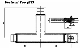 VERTICAL TEE(ET)