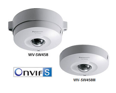 360-degree Super Dynamic Vandal Resistant Dome Network Camera WV-SW458 , WV-SW458M